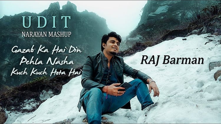 Udit Narayan Hit Mashup (Medley) | Gazab Ka Hai Din | Pehla Nasha 2018 | Raj Barman Cover
